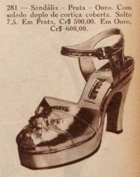 De ouro? Não! Na música brasileira, as sandálias que mais brilham são as de prata